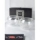 Set 2 tasses en verre bulles Dammann 125ml