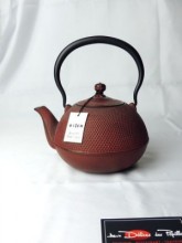 Théière japonaise en fonte Natsume rouge 1,2l