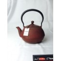 Théière japonaise en fonte Natsume rouge 1,2l