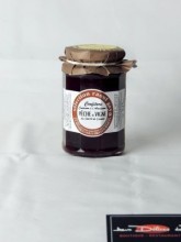 Confiture Pêche de vigne sucre de canne 325gr