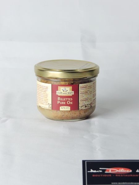 Rillettes d'oies 4/5 parts