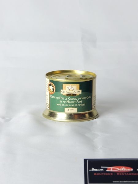 Crème au foie de canard et magret fumé 3 parts