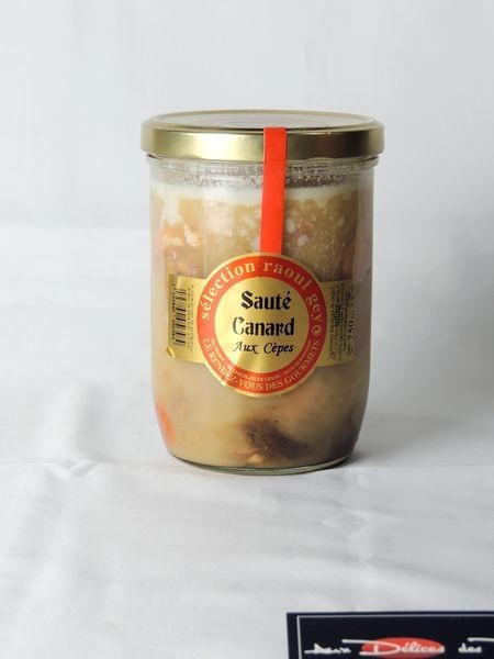 Sauté de canard aux cèpes