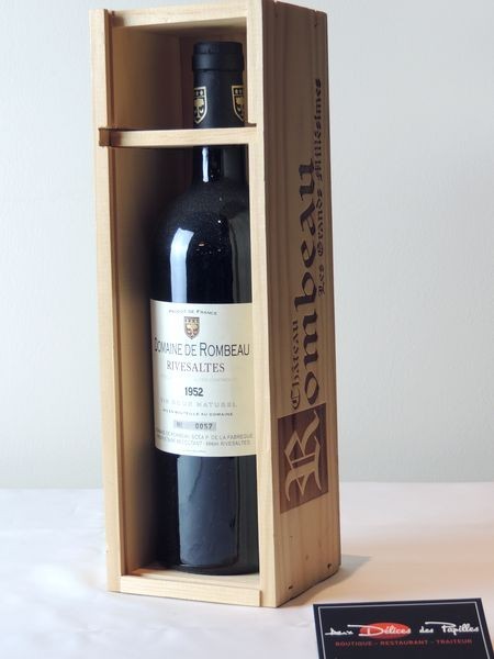 Domaine de Rombeau Vieux millésime 1950 à 1960 quantités limitées (52/54/56/60)