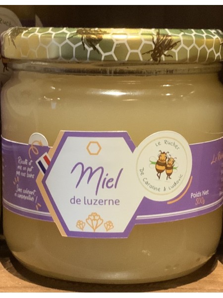 Miel artisanal de Luzerne 500gr