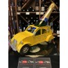 Porte bouteille Deux-chevaux jaune