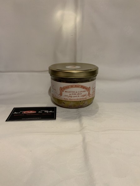 Rillettes de canard et foie gras 320g