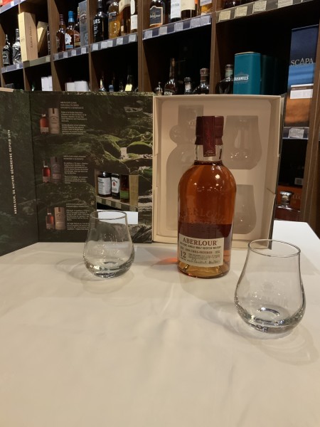 coffret whisky Aberlour 12 ans + 2 verres