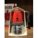 Cafetière Fiammentta Rouge Induction 3 tasses