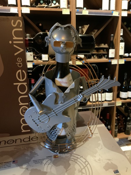 Porte bouteille Guitariste