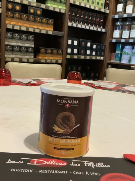 Petit déjeuner Chocolat en poudre & céréales 33% cacao - Monbana