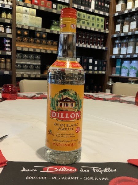 Rhum blanc agricole Dillon