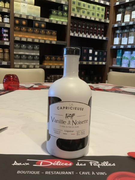 Liqueur au lait de vache Vanille noisette - La Capricieuse